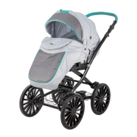 Adamex Marcello 3in1 col.Mint grey R14 Universāli kulbu rati 3 vienā